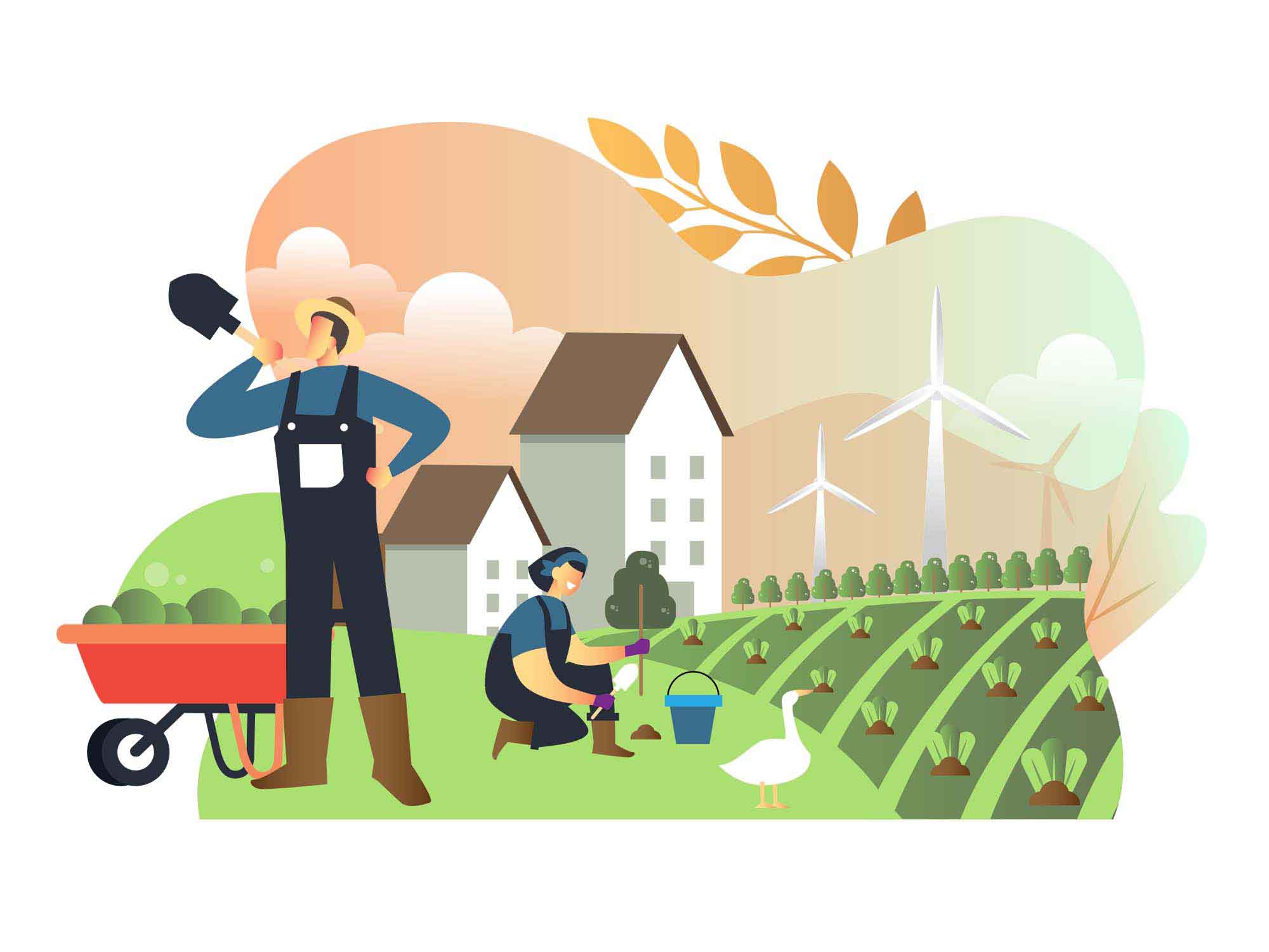 Farming-Vector-Illustration